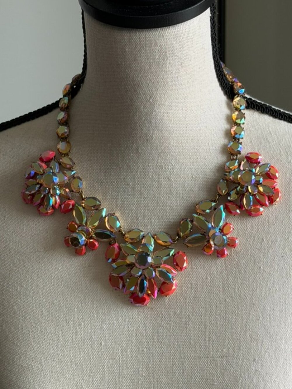 RARE Unworn J. Crew Dazzler Crystal Statement Necklace